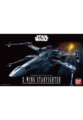 Bandai Star Wars X-Wing Starfighter 1/72 Scale Plastic Model Kit