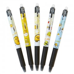 SANRIO Gudetama Frixion Knock Pen 5 Design Set