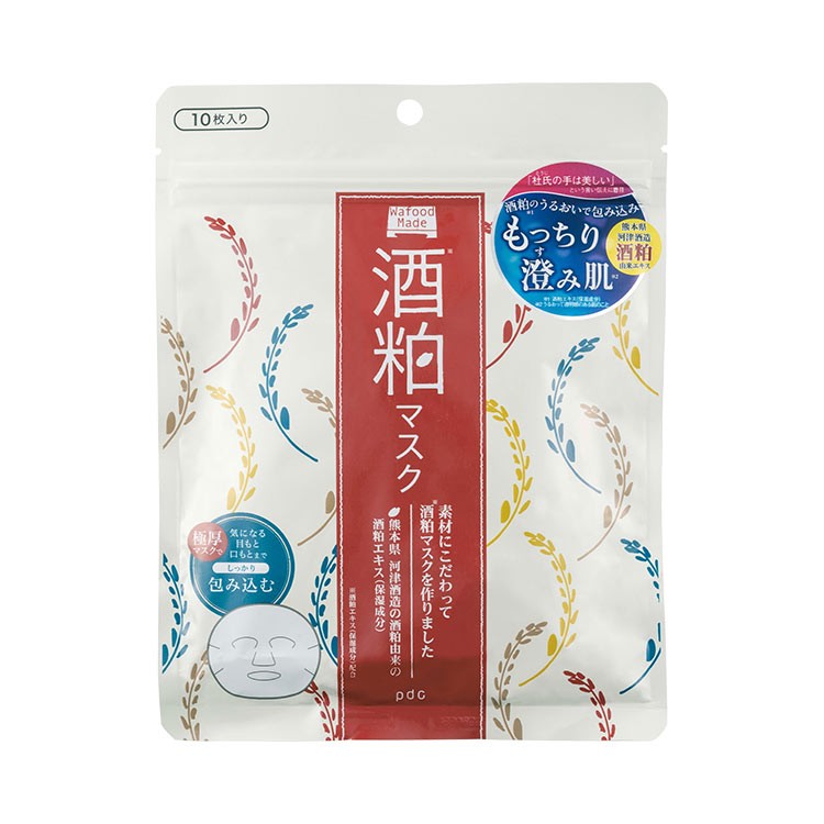 pdc Wafood Made Sake Kasu Sheet Mask | Japanstore | Skin Care