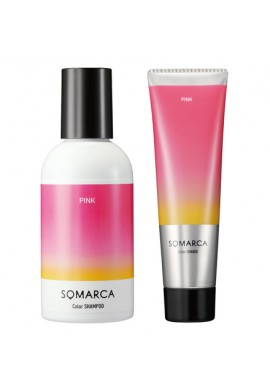 Hoyu Somarca Color Shampoo Pink & Color Charge SET