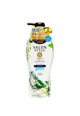 Kose Cosmeport Salon Style Argan Oil & Organic Herbs Air In Smooth Shampoo