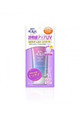 Rohto Skin Aqua Tone Up UV Essence Lavender SPF50+ PA++++