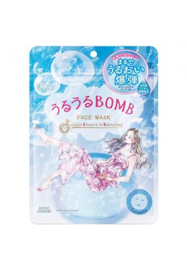 Kose Cosmeport Clear Turn Uru Uru Bomb Sleep Face Mask