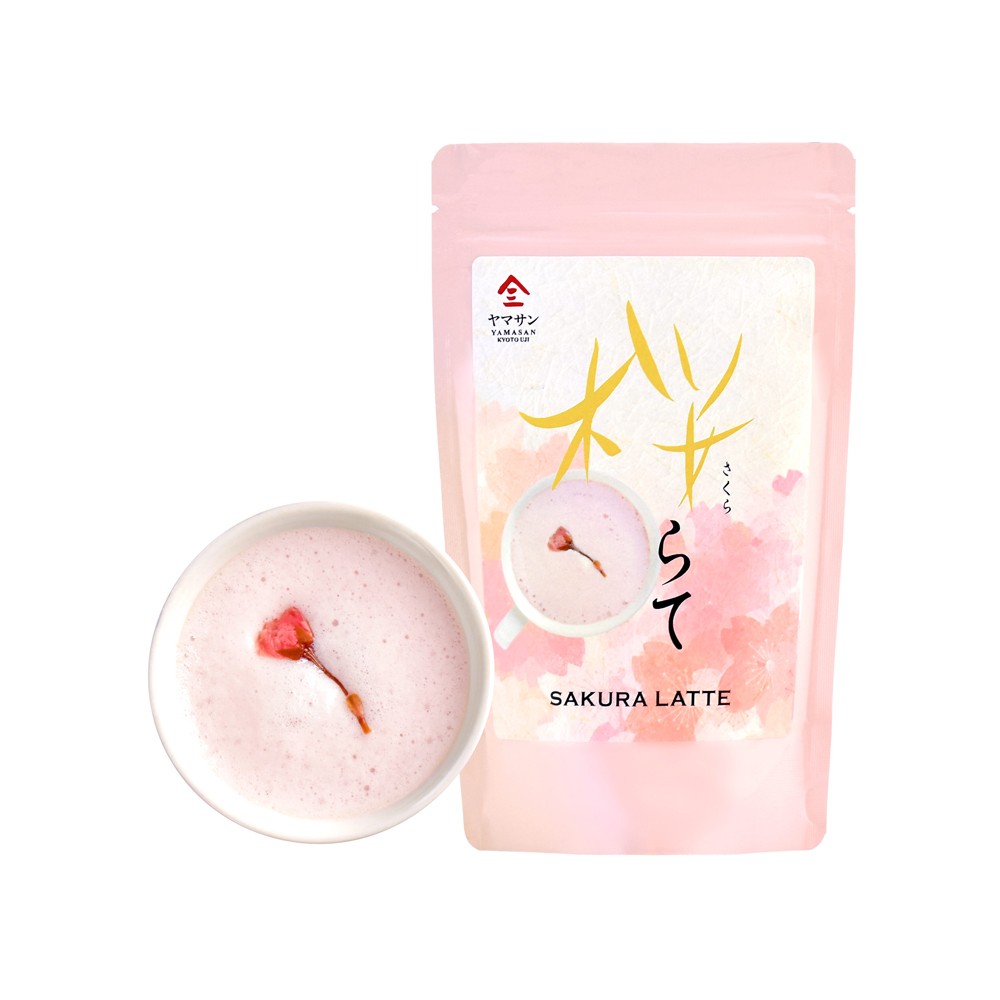 YAMASAN KYOTO UJI Sakura Latte Powder Japanstore cherry blossom latte