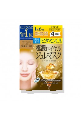 KOSE Cosmeport Clear Turn Premium Royal Jelly Mask Vitamin C