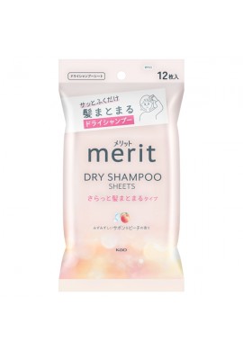 Kao Merit Dry Shampoo Sheets Smooth Hair Tightening