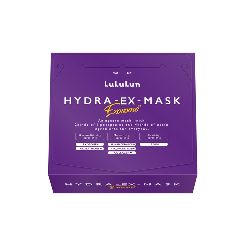 LuLuLun Hydra EX Mask Exosome | Japanstore | Sheets cotton