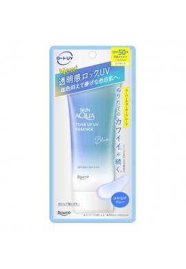 Rohto Skin Aqua Tone Up UV Essence Blue SPF50+ PA++++