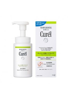 Azjatyckie kosmetyki Kao Curel Medicated Sebum Trouble Care Foaming Wash