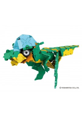Yoshiritsu LaQ Hamacron Constructor Mini Pale Gommate: Set Di Costruzioni Creativo Con Ruote Per Bambini, Giocattolo Educativo Giapponese