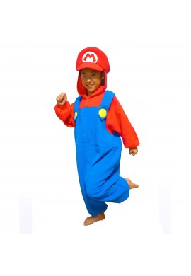 SAZAC Kigurumi for Kids Super Mario Brothers Mario
