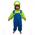 SAZAC Kigurumi for Kids Super Mario Brothers Luigi