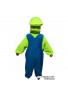 SAZAC Kigurumi for Kids Super Mario Brothers Luigi