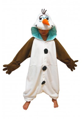 SAZAC Kigurumi for Kids Frozen Olaf