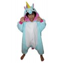 SAZAC Kigurumi for Kids My Little Pony Unicorn Blue