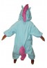 SAZAC Kigurumi for Kids My Little Pony Unicorn Blue