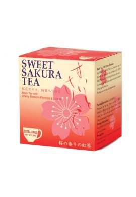 Tea Boutique Sweet Sakura Tea Black Tea with Cherry Blossoms Essence & Leaves