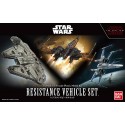 Bandai Star Wars Resistance Vehicle Set 1/144 & 1/350 Scale Plastic Model Kit