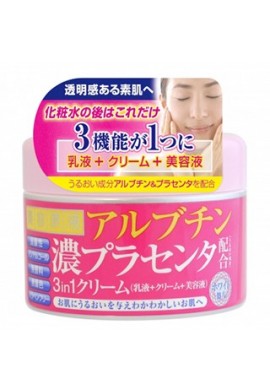 Azjatyckie kosmetyki Cosmetex Roland Biyougeneki 3 in 1 Cream Arbutin & Placenta