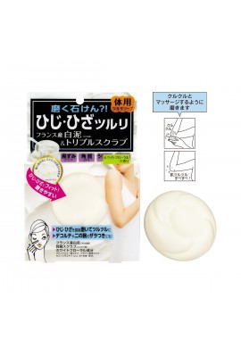 BCL TSURURI Hijihiza Shine Shirodoro Scrub Soap