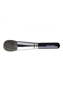 Hakuhodo B505 Blush Brush Round & Flat Black Long