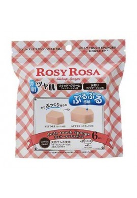 Rosy Rosa Jelly Touch Sponges House 6P