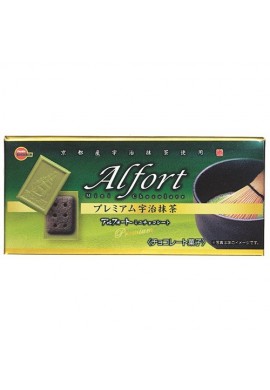 Azjatyckie słodycze Bourbon Alfort Mini Chocolate Premium Uji Matcha