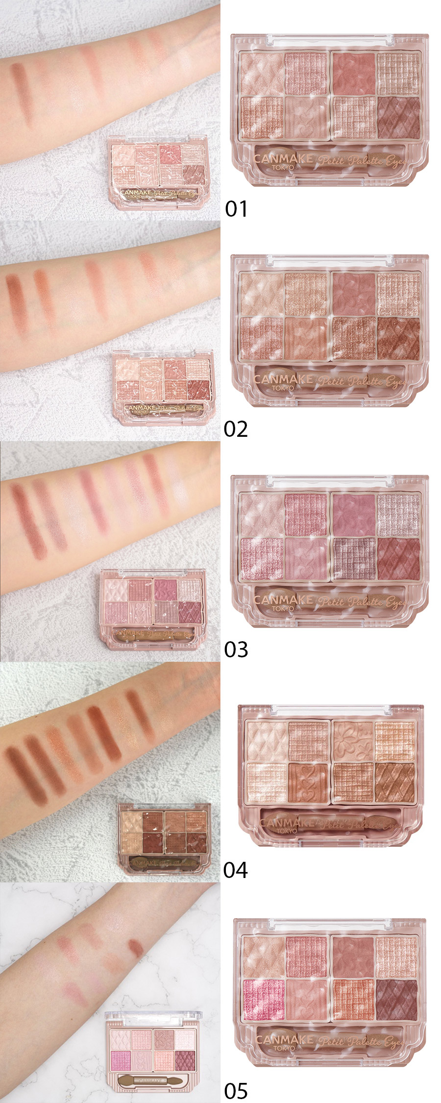 Canmake Tokyo Petit Palette Eyes 2g