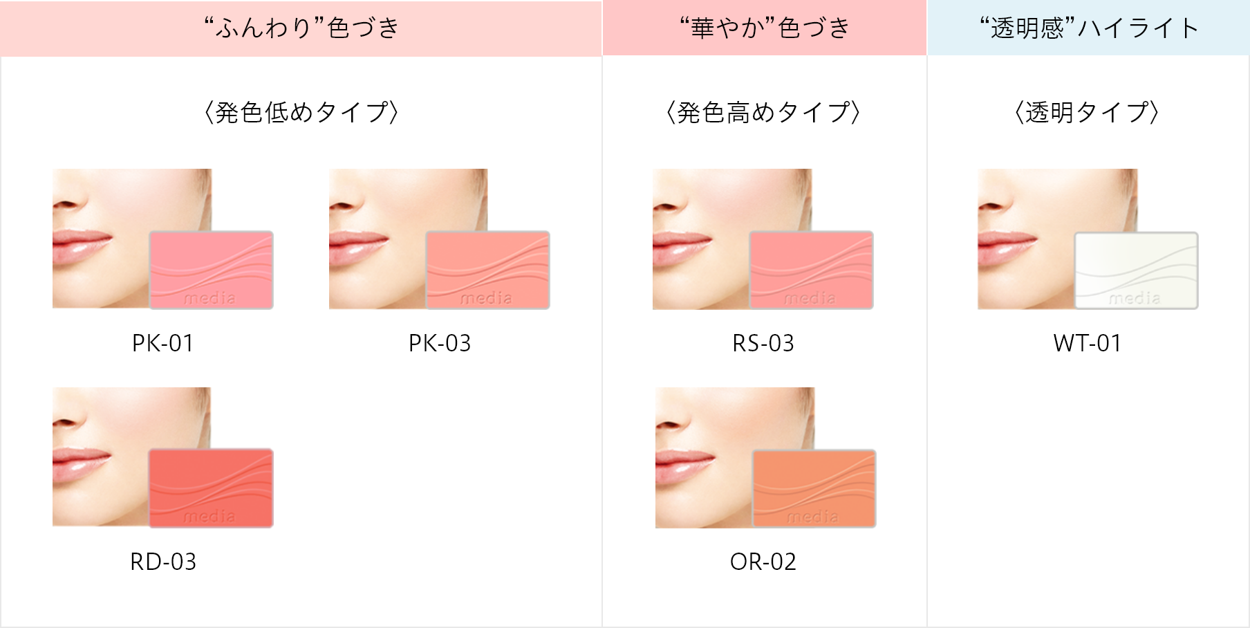 Kanebo Media Cheek Color