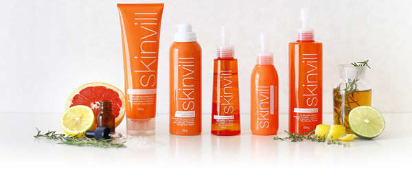 Skinvill skincare products.