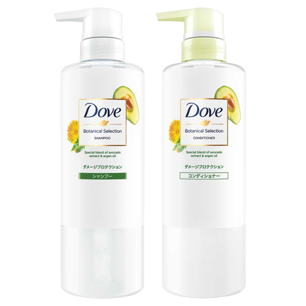Unilever Dove Botanical Selection Damage Protection Shampoo & Conditioner